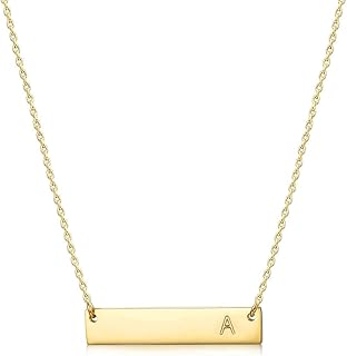 Necklace with initial bar, initial necklace in stainless stainless 18 carat stainlessness, simple delicate bar, pendant with letters of balance, collar with name monogram for women.. Discover why DIAYTAR NIGERIA is the smart shopper's choice for affordable products delivered nationwide.