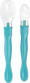 Set of 3-in 1 in 1 silicone weaning spoons with double-end spoon to nourish newborns and toddlers (blue).. Fast. Reliable. Affordable. DIAYTAR Nigeria is all that and more.
