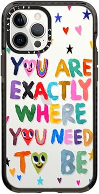 Protection shell Casity Impact for iPhone 12 Pro Max - With the phrase "You are exactly" - Black transparent.. Nigeria's most loved e-commerce platform delivers affordable shopping solutions to your doorstep.