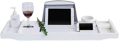 Rollwiki Baignoire Bathroom tray, Books Organizer, Window with non-slip base, Extensible Sides, One Size, White.. Discover endless possibilities with DIAYTAR NIGERIA's comprehensive catalog and reliable delivery service.