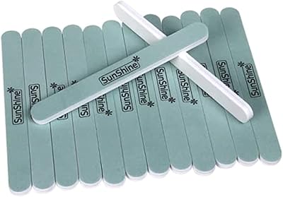 Sunshine glitter nail file, 600/3000 grain, manicure and double -sided pedicure tools (15 pieces (1 package).. DIAYTAR NIGERIA: Redefining e-commerce with affordable prices and reliable nationwide shipping.