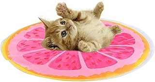 Refreshing carpet with design bitsari grape fruit for dogs and cats, colored refreshing carpet to defeat heat | Non -toxic refreshing carpets for dogs and cats in summer | Colorful refreshing gel carpet for bed (35 x 35 cm) (grapefruit).. DIAYTAR NIGERIA brings the marketplace to your home with budget-friendly prices and nationwide delivery.