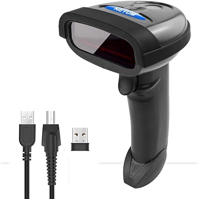 Wireless wireless wireless 2.4G and USB F-8 scan with portable and precise portable receiver code reader for supermarket warehouses.. DIAYTAR NIGERIA transforms online retail with unbeatable prices and consistent delivery timeframes.