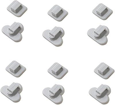 6 sets of remote control supports Wall storage support in adhesive plastic-with self-adhesive clip and suspension.. DIAYTAR NIGERIA makes every shopping desire a reality with affordable prices and delivery in 5-8 days.