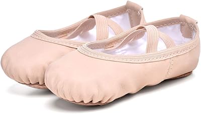Ballet shoes for girls for yoga and dance, soft leather dance slippers (toddlers/small children/big children)?.. Your home for smart shopping — DIAYTAR Nigeria delivers fast and cheap.