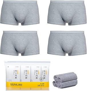GOODERN 4 rooms disposable underwear for men's boxers in quality cotton superior shortable shorts for fitness travel swimming hotel spa hospital remains breathable boxer disposable disposable underwear for men-xxxl.. Shop confidently with DIAYTAR NIGERIA, offering affordable prices and reliable delivery within a week.