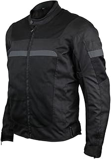 Motorcycle jacket in perforated reflective mesh for men with this, black armor.. Experience the power of choice with DIAYTAR NIGERIA's vast catalog and affordable 5-8 day delivery.
