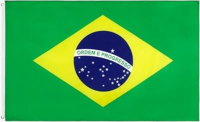 Brazil flag (60 x 90 cm) only one side with visibility of both.. Experience the convenience of boundless shopping with DIAYTAR NIGERIA's vast selection and quick delivery.
