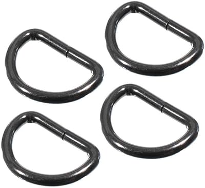 Paracorde cord of the west coast, 10 rooms - 3/4 inch d rings in black metal.. DIAYTAR NIGERIA delivers more than products - we deliver affordable solutions within days.