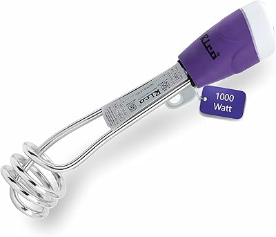 Ricoh water heater with 1000W metal immersion rod (silver).. DIAYTAR NIGERIA brings retail convenience to your screen with affordable prices and dependable shipping.