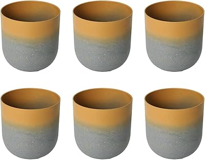 Yatai plastic flower pot for the interior - flower vase - plastic pots for orchid flowers, succulent plants - mini plant pots for the interior - garden jars - planter for outdoor plants, nursery decoration (6).. DIAYTAR NIGERIA connects you with endless possibilities through our affordable e-commerce platform.
