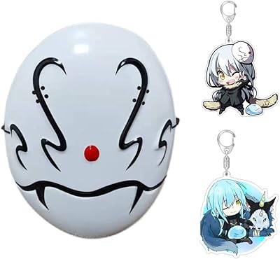 Tempest Rimuru mask with 2 Rimuru Slime keychain for this time, I reincarnated in slime cosplay.. Shop efficiently with DIAYTAR NIGERIA, offering thousands of products at unbeatable prices delivered promptly.