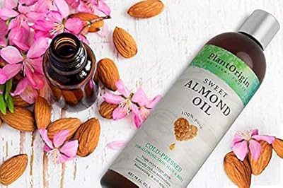 Sweet almond oil for bright skin and growth of hair, perfect for crafts of vegetable origin, 16 oz, 100 % pure, without hexan and cold pressed.. DIAYTAR NIGERIA: Where value meets variety with reliable nationwide delivery in under 8 days.