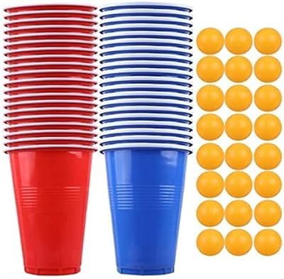 Iwanto Novelties Beer Pong Set Drinking Game for Birthdays and Buried Life Life (20 cups and 24 Ping-Pong Balls).. Thousands of items, all priced just right — shop DIAYTAR Nigeria today.