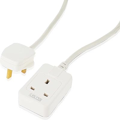 Ikasatm extension, PS 13A multi -power with long cord, ideal for powering household appliances, lamps and clocks, neutral white (3 meters).. Save more, wait less — DIAYTAR Nigeria delivers faster than ever.