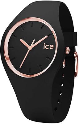 Ice watch - Women's watch with silicone bracelet - color black gold pink.. Experience shopping without limits at DIAYTAR NIGERIA, where affordability meets convenience in just days.