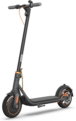 Ninebot Sageway F40 electric scooter, 350 W powerful engine, 10 "pneumatic tire, foldable electric scooter for adults, dark gray.. DIAYTAR NIGERIA: Making online shopping accessible with affordable prices and nationwide delivery service.