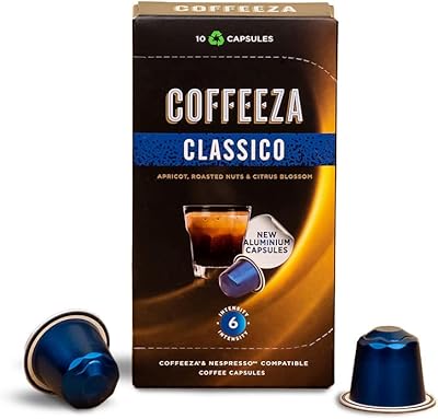 Covisa Classico aluminum capsules, Nespresso Density 6/10 compatible capsules (package of 10).. DIAYTAR NIGERIA: Connecting Nigerians with affordable products through our expansive e-commerce platform.