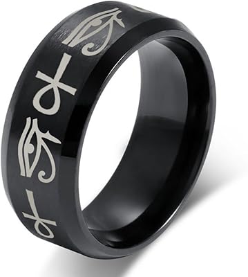 VNOX AKH EYE OF HORUS OF HORUS in stainless steel for men and women, size 5-13.. Discover a world of affordable shopping with DIAYTAR NIGERIA's vast marketplace delivered to you in days.