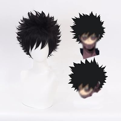 ADESSO Anime cosplay dabi short black wig for My Hero Academia Cosplay Halloween Synthetic Signs Sympique for men ..... Find more for less — only on DIAYTAR Nigeria.