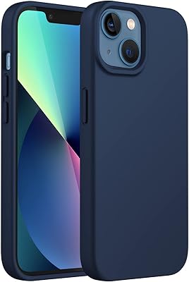 Silicone geetech shell compatible with iPhone 13 6.1 inch, complete protective shell with soft and silky touch, antichoc shell with microfiber lining (navy blue).. Experience the convenience of online shopping with DIAYTAR NIGERIA's reliable 5-8 day delivery service.