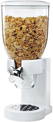 Dry food dispenser of white cereal counter storage container kitchen utensils.. Get the deals you love and the delivery speed you need at DIAYTAR Nigeria.