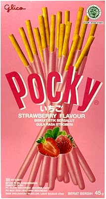 Bucky cookie sticks covered with strawberry cream, 45 grams.. DIAYTAR NIGERIA transforms online retail with unbeatable prices and consistent delivery timeframes.