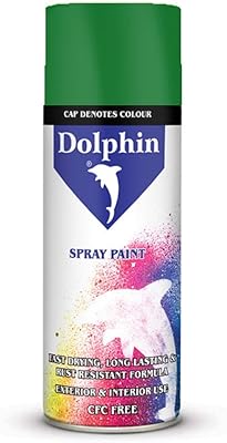 Dolphin aerosol painting, Fresh Green, DIY, for the house, the garage and the car, 400 ml, fast drying and resistant to all weather.. DIAYTAR NIGERIA makes online shopping accessible to all with budget-friendly prices and reliable delivery.