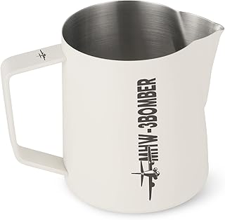 MHW-3BOMBER PICHET LATTE ART PICHET with stainless steel milk foam steel mug Picheta Steam (creamy white, 16.9 OZ/5001W) P5020W.. Forget the long lines — DIAYTAR Nigeria is always open for shopping.