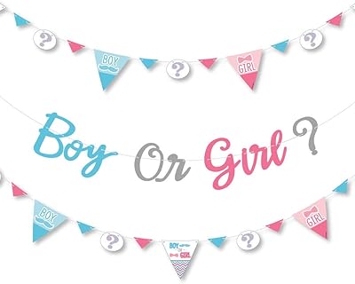 Big Dots of Happiness Chevron Gender Reveal - Decor Crafts Gender Reveal - 36 Banners confetti and boy or girl? banner letters.. Your new favorite way to shop online — DIAYTAR Nigeria.