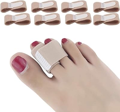 Falling toe wraps in Delfino fabric Correction of Protective toe Corrects padded bandages large single toe and beige hammer, 8 pieces.. Your ideal shopping partner, DIAYTAR NIGERIA offers extensive variety with reliable nationwide shipping.