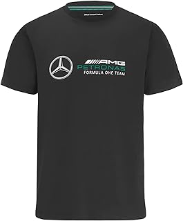 Mercedes AMG Petronas Formula One Team - Official collection of Formula 1 goods - T -shirt with large logo, black.. DIAYTAR NIGERIA: Where shopping is affordable, selection is vast, and delivery is always reliable.
