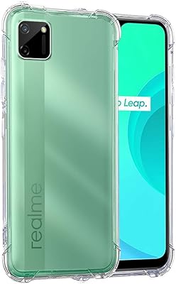 Transparent rear anti-scratch rear shell in heat resistant polyurethane with reinforced corners for realme C11 2020.. DIAYTAR NIGERIA makes luxury accessible with our affordable prices and dependable delivery service.
