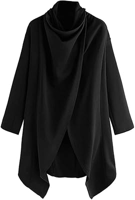 Sweater with uphill collar sweater, cover cutter, irregular hem and long sleeves for women.. Discover shopping simplified with DIAYTAR NIGERIA's comprehensive platform and reliable 5-8 day shipping.