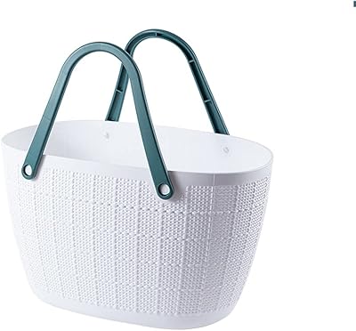 XXXDXDP Picnic basket with domestic plastic Plastic Large capacity Grocery Portable Storage Basket (Size: Middle).. Shop with purpose at DIAYTAR NIGERIA and receive products at unbeatable prices within the week.