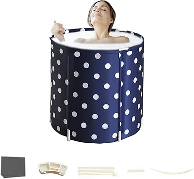 Portable bathtub, large ice bath, family bath, self -supporting bathtub, adult foldable bath, cold water spa bath, bathtub with storage basket, easy to install.. More than a store — DIAYTAR Nigeria is your shopping partner.
