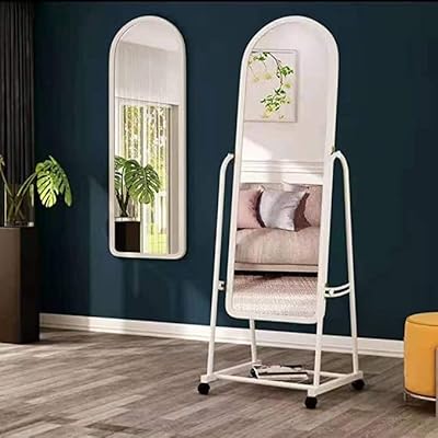 ECV Decorative Mirror On Foot ECV WITH METAL FROM, FULL MIRRIR (White).. DIAYTAR NIGERIA delivers more than products - we deliver affordable shopping satisfaction nationwide.