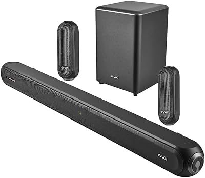 Evoli Home Cinema 5.1 Channels with Dolby Digital technology, Bluetooth and 460 Watts Evaud-HT461B LED screen.. Shop electronics, clothes, and everything in between on DIAYTAR Nigeria.