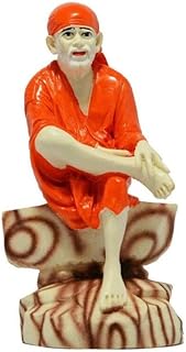 Statue Sai Baba Idol Saibaba for car dashboard, 7.5 -inch Pooja office decoration room.. Experience shopping satisfaction with DIAYTAR NIGERIA's vast selection and nationwide delivery service.