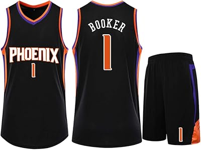 PHX PHOENIX SUNS Devin Booker #1 Basketball jersey for men, Sports training clothes for children and adults, short jacket, m.. Experience convenient online shopping on DIAYTAR Nigeria — wide selection and affordable delivery.