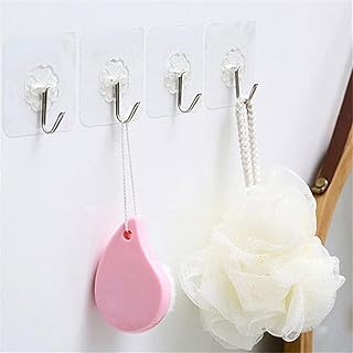 12 pieces/set-adhesive transparent self-adhesive set without seam, carrying a load of 13.2 lb/6 kg (max), waterproof and oil resistant, solid stick to hang on the kitchen wall.. No more overpriced stores — DIAYTAR Nigeria brings the best to your door.