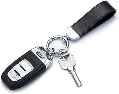 True leather car owner keychain, car keychain accessories, anti-enhancement ring, keychain... Discover the perfect shopping balance at DIAYTAR NIGERIA with competitive prices and prompt delivery.