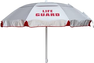 KMP Musi rescue umbrella | Outdoor umbrella with tilting thrust mechanism | Portable umbrella for rescuer chair, silver, one size.. Experience shopping without stress at DIAYTAR NIGERIA's comprehensive and budget-friendly platform.