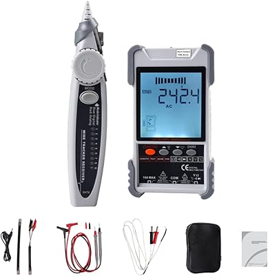 Juleretech and618 portable network cable tester with analog digital search LCD screen, POE coupling and sensitivity test cable, short -term network cable length and open circuit open circuit.. DIAYTAR NIGERIA delivers affordability and convenience to your doorstep within 8 days of purchase.