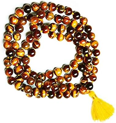 Mala in tiger eye stone 108 + 1 pearls.. Shop across categories with ease at DIAYTAR NIGERIA, delivering affordability within the week.