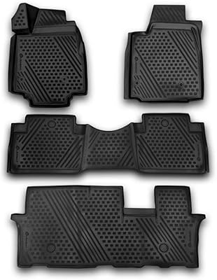 Suitable for the Honda Pilot 2009-2015 with floor mat for the second row of 3 rows, 3D lining for all weather conditions, black, all models.. Experience the future of online shopping with DIAYTAR NIGERIA's extensive product range and competitive pricing.