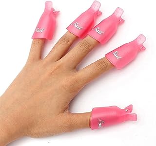 Hemo 10 pieces in acrylic plastic nail art soak off clip.. Your complete shopping solution, DIAYTAR NIGERIA offers extensive choice with competitive prices and delivery.
