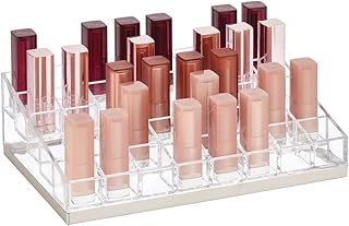 4Basics organizer of lipstick with stainless steel base, lipstick support at 40 locations, organizer of transparent acrylic lipstick, organizer of lipstick makeup.. Unlock access to a wide range of products with DIAYTAR NIGERIA's affordable e-commerce platform.