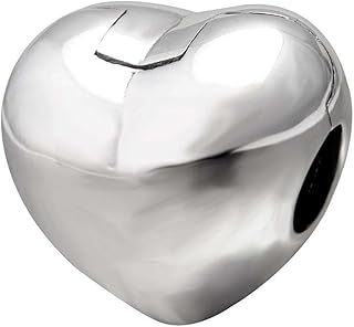 JUNYI Jewelry Case Coeur In Silver Sterling 925 Lock cap.. DIAYTAR NIGERIA brings the marketplace to every Nigerian home with affordable prices and quick delivery.