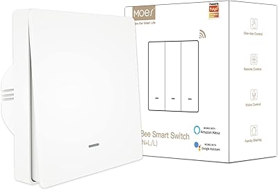 Intelligent wall switch Moes Zigbee No neutral wire required for remote control capacitor.. Shop for less and receive more with DIAYTAR NIGERIA's expansive e-commerce platform and nationwide delivery.